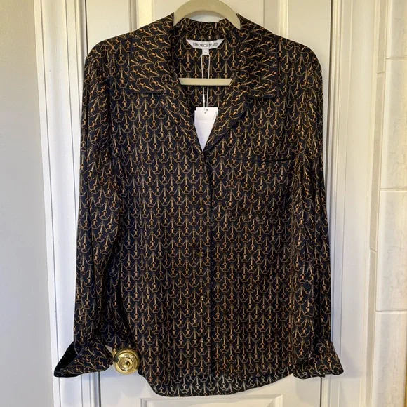 NWT Veronica Beard Adele Top - Picture 2 of 10